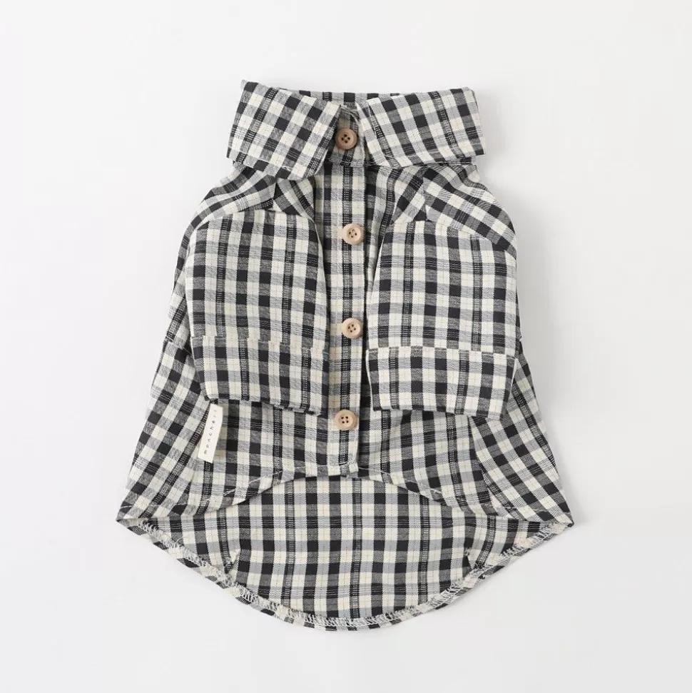 Tops*MonCheri Check Shirt