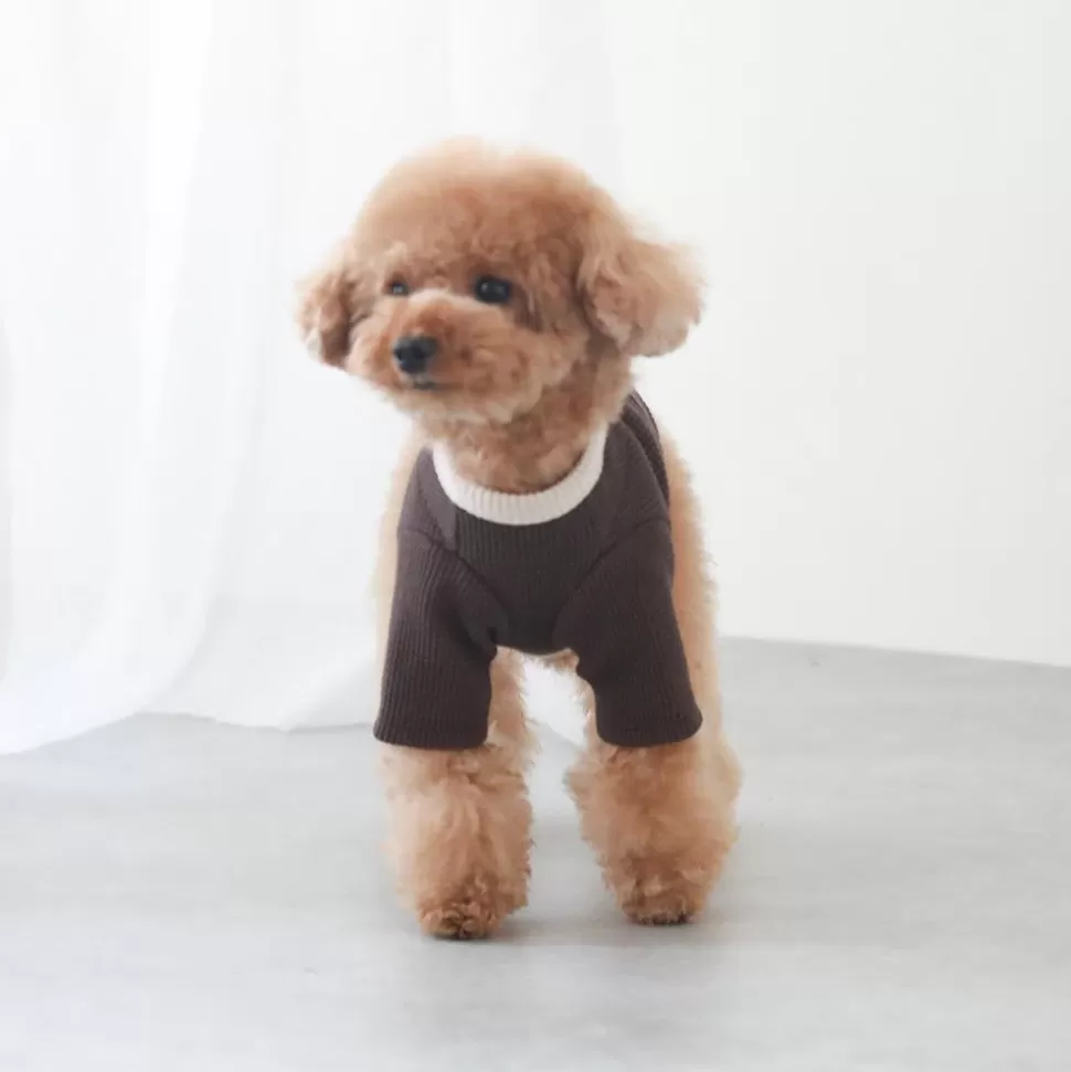Tops*MonCheri Color Scheme Piping Cardigan