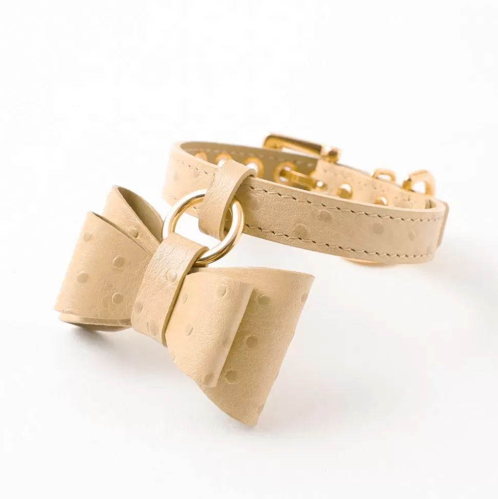 Collar / Lead / Harness*MonCheri Ost Leather Ribbon Pendant Color